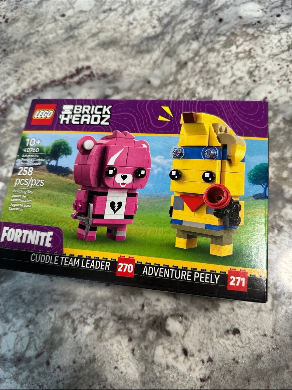 LEGO BrickHeadz Fortnite Cuddle Team Leader & Adventure Peely 258 pcs